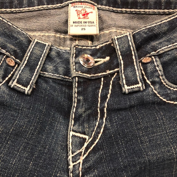 TRUE RELIGION Disco Ball low rise boot cut jeans. - Picture 3 of 11